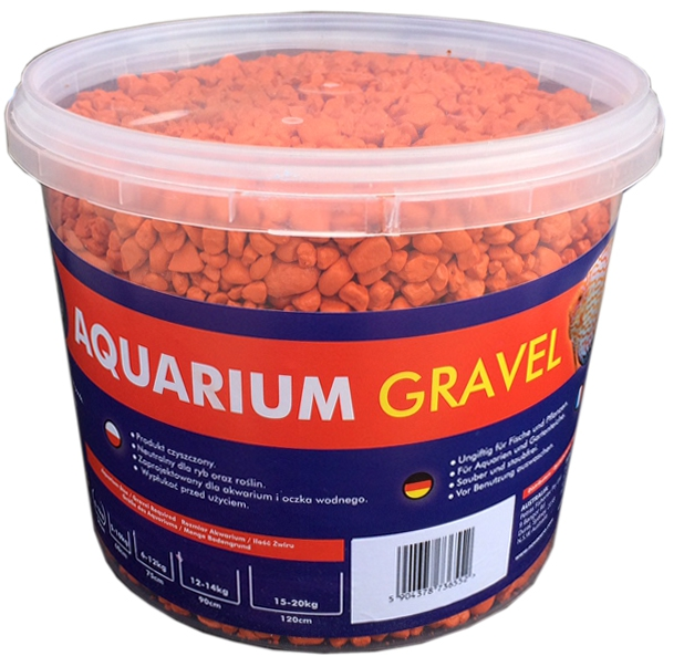 Aqua Nova Farvet grus Orange 5 kg
